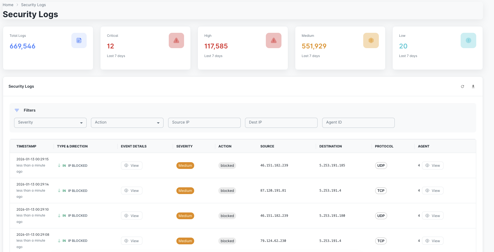 Monitoring Security Logs